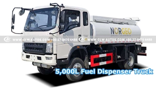 5.000 L Yakıt Dağıtıcı Kamyonu