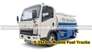5.25cbm Mobil Akaryakıt Kamyonları