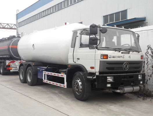 20000 Liter 10 Ton LPG Gas Tanker Truck Rigid Bobtail Truck With Rochester Level Gauge LC Flowmeter