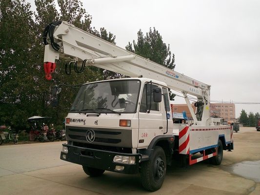 Dongfeng 170hp 20M Aerial Lift Truck , Aerial Platform Truck With 360 Degree Rotation Arms