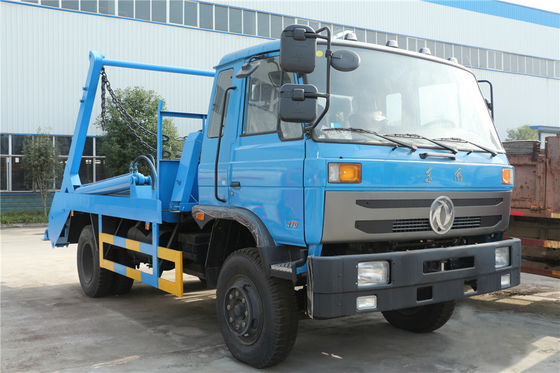 Swing Arm 8cbm Waste Removal Trucks Dongfeng 170hp Refuse Rubbish Collection Vehicle