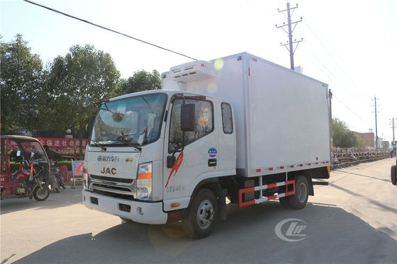 3 Tons Refrigerated Box Truck , Ice Cream Milk Transport Cooling Roomfridge Freezer Truck