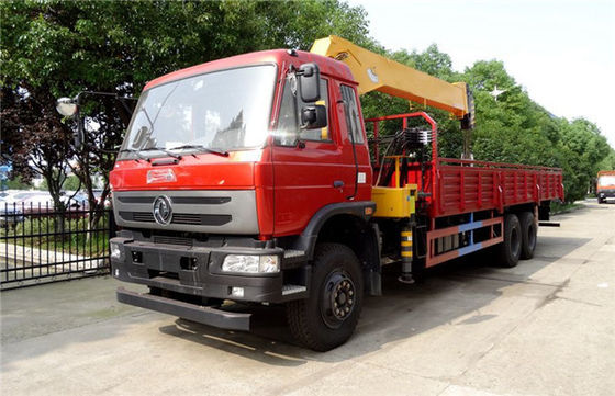 Dongfeng 6X4 Truck Mounted Telescopic Crane 12 Ton XCMG Telescoping Boom Crane