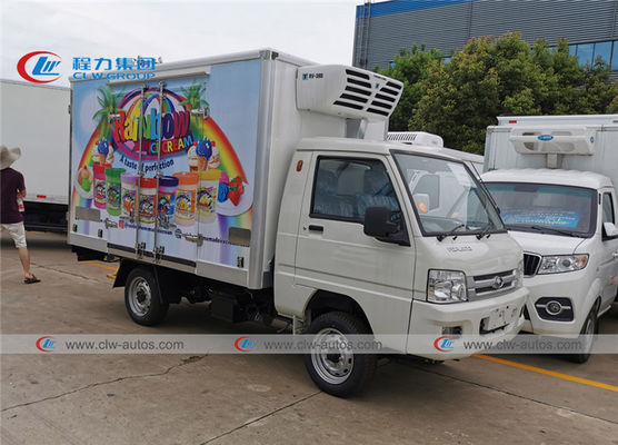 1000kg 90 Km/H Refrigerator Van Truck Ice Cream Delivery