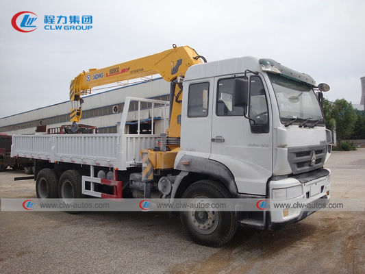 6*4 HOWO Truck Mounted 8T Straight Telescopic Boom Crane