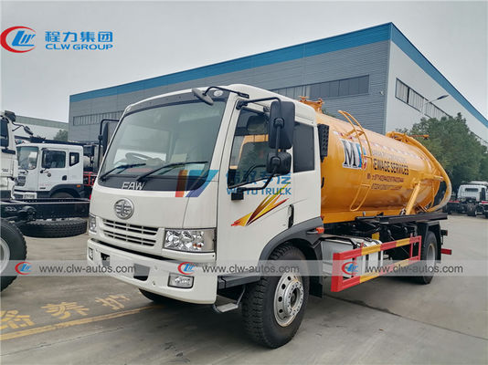 RHD FAW J5K 10000 Liters Septic Tanker Truck