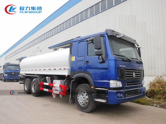 HOWO 6x4 20cbm Mobile Fuel Dispenser Truck With 12.00R20 Tire