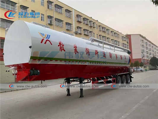 65m3 Electrical Hydraulic Driving Bulk Feed Trailer