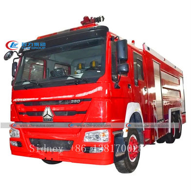 Sinotruk Howo 6X4 Fire Brigade Truck For Oil And Gas Depot