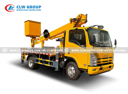 Telescopic Aerial Platform Truck 16 Meter ISUZU Brand Boom Lift Cherry Picker Truck