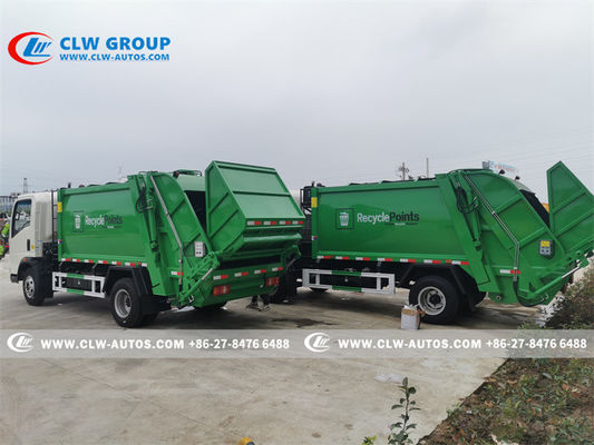 Howo 4x2 120HP 6cbm Compactor Garbage Truck For Sanitation Services