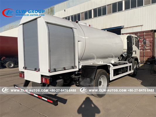 8000L 4T HOWO 4x2 LPG Gas Bobtail Tanker Truck With Dispenser