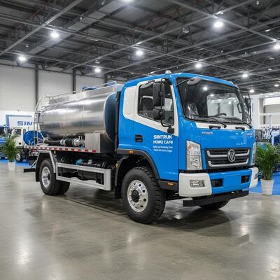SINOTRUK HOWO CAFU 6000L Fuel Refueling Truck with Dual-Compartment Tank and YUNNEI YN4102 Diesel Engine