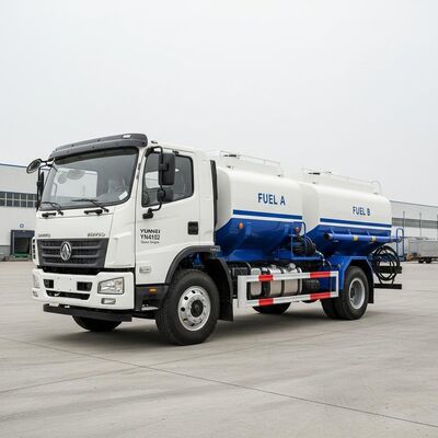 SINOTRUK HOWO CAFU 6000L Fuel Refueling Truck with Dual-Compartment Tank and YUNNEI YN4102 Diesel Engine