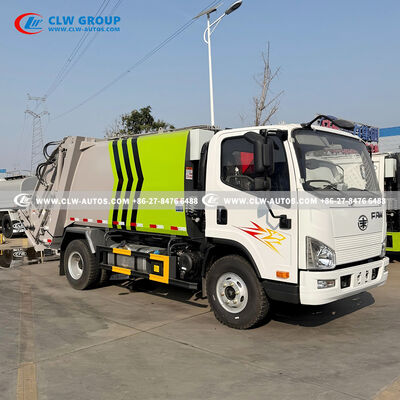 FAW J6F 6m³ Garbage Compactor Truck with Anti-Leakage Sealing for Efficient Waste Management