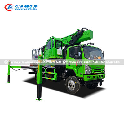 ISUZU 700P 4x4 AWD 190HP 33m Telescopic Boom Lift Truck Aerial Work Platform