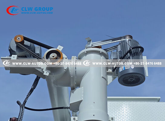 60m³ Aluminum Alloy Bulk Feed Tank Trailer with Electric Screw Conveyor for High Efficiency Feed Hauling