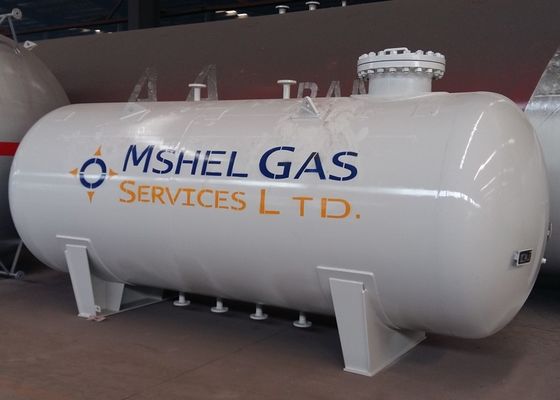 Bulk LPG Gas Storage Tank 5CBM 2.5MT 1.77MPa Design Pressure Custom Color