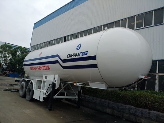 Transport Road Lpg Delivery Truck 2 Axle 45cbm 18mt 18 Tons Semi Trailer