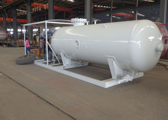 5000L 2.5tons LPG Propane Gas Storage Tanks For Mobile Gas Filling Plant