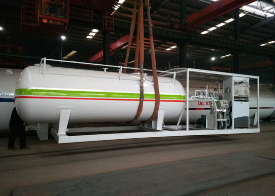 Large LPG Gas Storage Tank Gas Cylinder Filling Station 10CBM 5 Tons