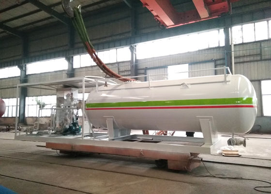 Large LPG Gas Storage Tank Gas Cylinder Filling Station 10CBM 5 Tons