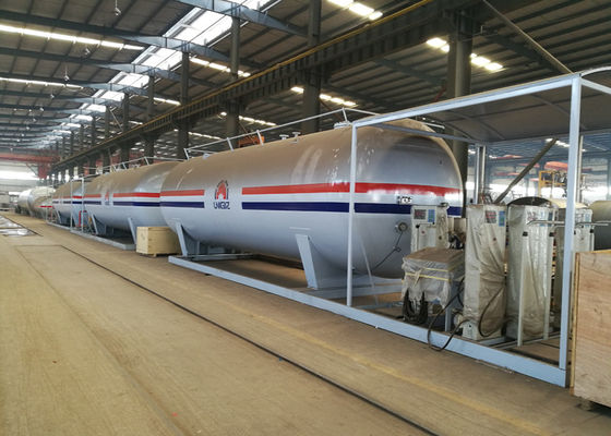 LPG Filling Plant LPG Gas Storage Tank Mobile LPG Station 25 Tons 50CBM