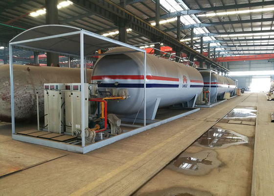 LPG Filling Plant LPG Gas Storage Tank Mobile LPG Station 25 Tons 50CBM