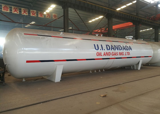 Q345R Steel 50 Tons Propane Storage Tanks For LPG Cooking Gas Station Plant