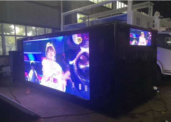 Advertising Mobile Digital Billboard Truck , P5 / P6 Led Video Truck
