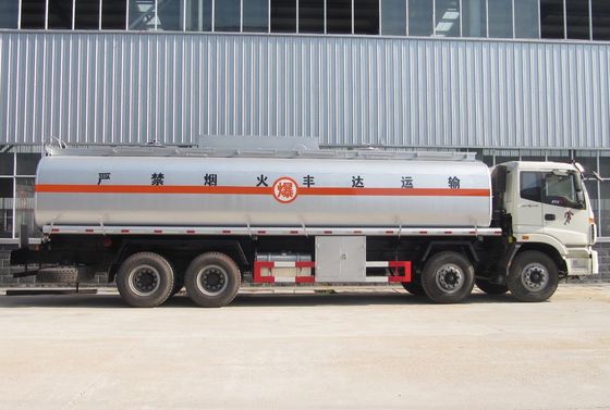 25 Ton Fuel Delivery Tank Truck , 30000 Liters Bobtail Fuel Truck Long Distance