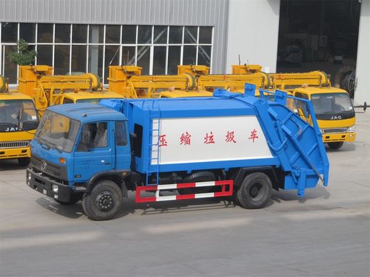 Rear Swing Arm Loading Compact Garbage Truck 8 Ton 10m3 Automatic Operation