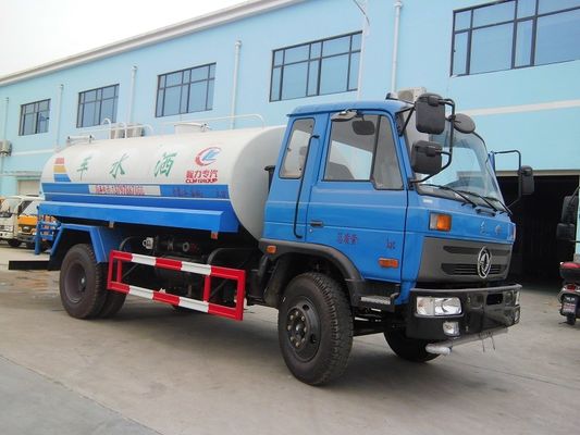 Water Delivery Service Water Bowser Truck 10 Tons Dongfeng 10000 Liters With Stainless Steel Tank