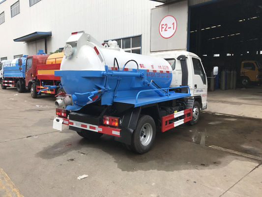 Small 3cbm Sewer Vacuum Suction Truck Forland 3 Ton Water Jet Sewer Cleaning Truck