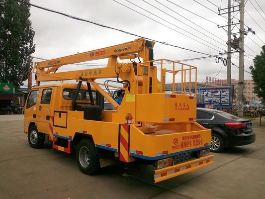 High Altitude Operation Aerial Truck Equipment , JMC 14 Meters Elevating Platform Truck