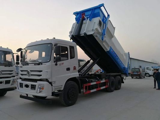 16 Ton Roll Off Waste Removal Trucks Collection Container Vehicle Dongfeng 12cbm