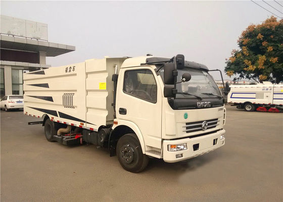 Dongfeng 6CBM Road Sweeper Truck Road Cleaning With Customized Color