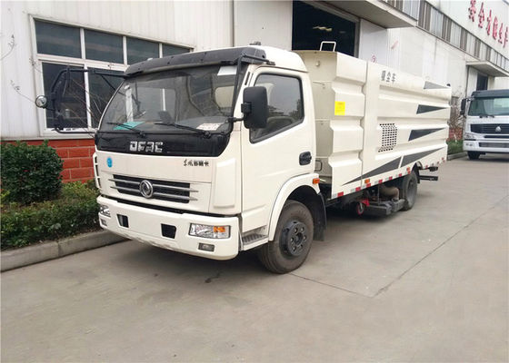 Dongfeng 6CBM Road Sweeper Truck Road Cleaning With Customized Color