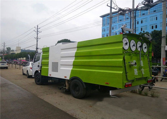 Dongfeng 6CBM Road Sweeper Truck Road Cleaning With Customized Color