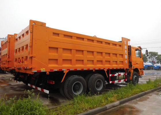 6 X 4 Shacman 10 Wheel Dump Truck , Heavy Equipment Dump Truck For Mineral