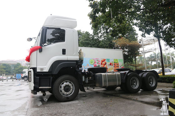 ISUZU Prime Mover 10 Wheeler Tractor Head , 40T 450HP Tractor Head Trailer