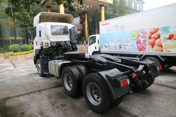 ISUZU Prime Mover 10 Wheeler Tractor Head , 40T 450HP Tractor Head Trailer