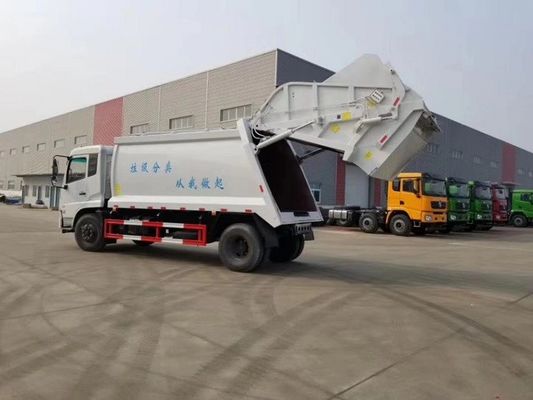 Recycling Residential Garbage Compactor Truck Rear Loading Garbage Truck 10cbm