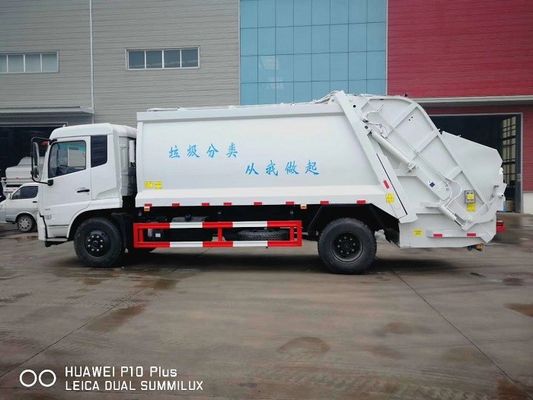 Recycling Residential Garbage Compactor Truck Rear Loading Garbage Truck 10cbm