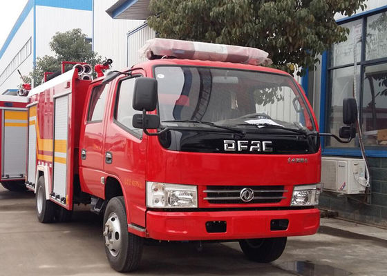 4 Tons 4CBM Water Foam Fire Brigade Truck Good Performance SGS Certification
