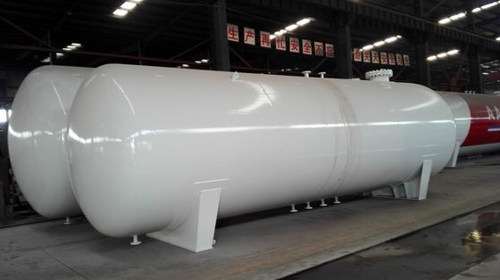 Horizontal LPG Bullet Storage Tank / LPG Truck Tanker For Bottling Plants