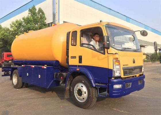 Propane Butane Delivery LPG Gas Tanker Truck With Flow Meter Corken Blackmer Pump