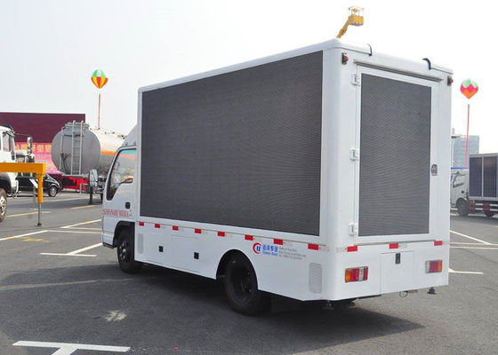 Mobile Advertising LED Billboard Truck Display Lift P6 Outdoor Color Screen With Stage