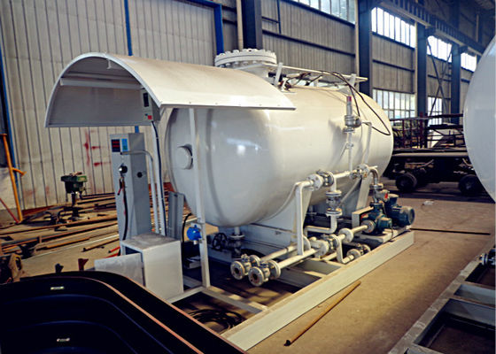 10CBM / 10000 Liters LPG Gas Storage Tank With Dispenser Equipments And Scales