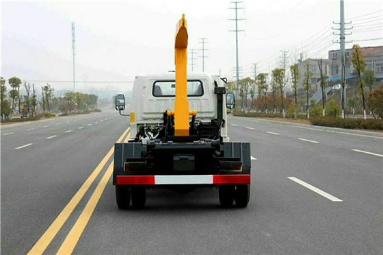 Hook Lift Garbage Waste Removal Trucks Carbon Steel With 4 CBM Hopper